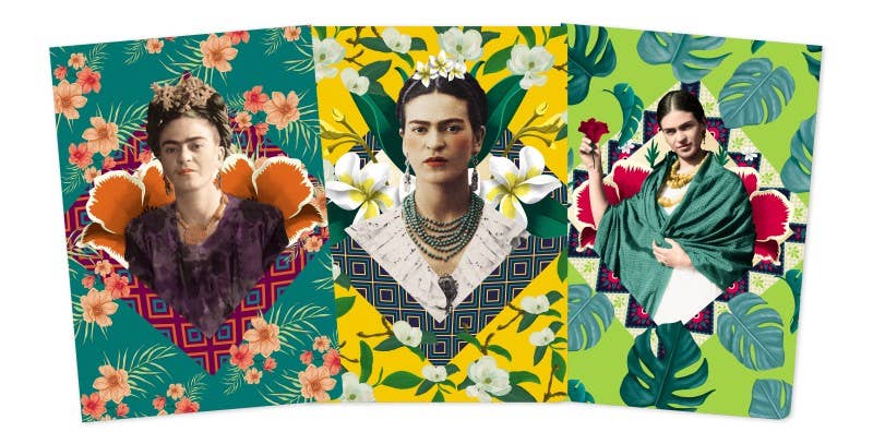 Frida Kahlo Set of 3 Midi Notebooks: Midi Notebook Collections