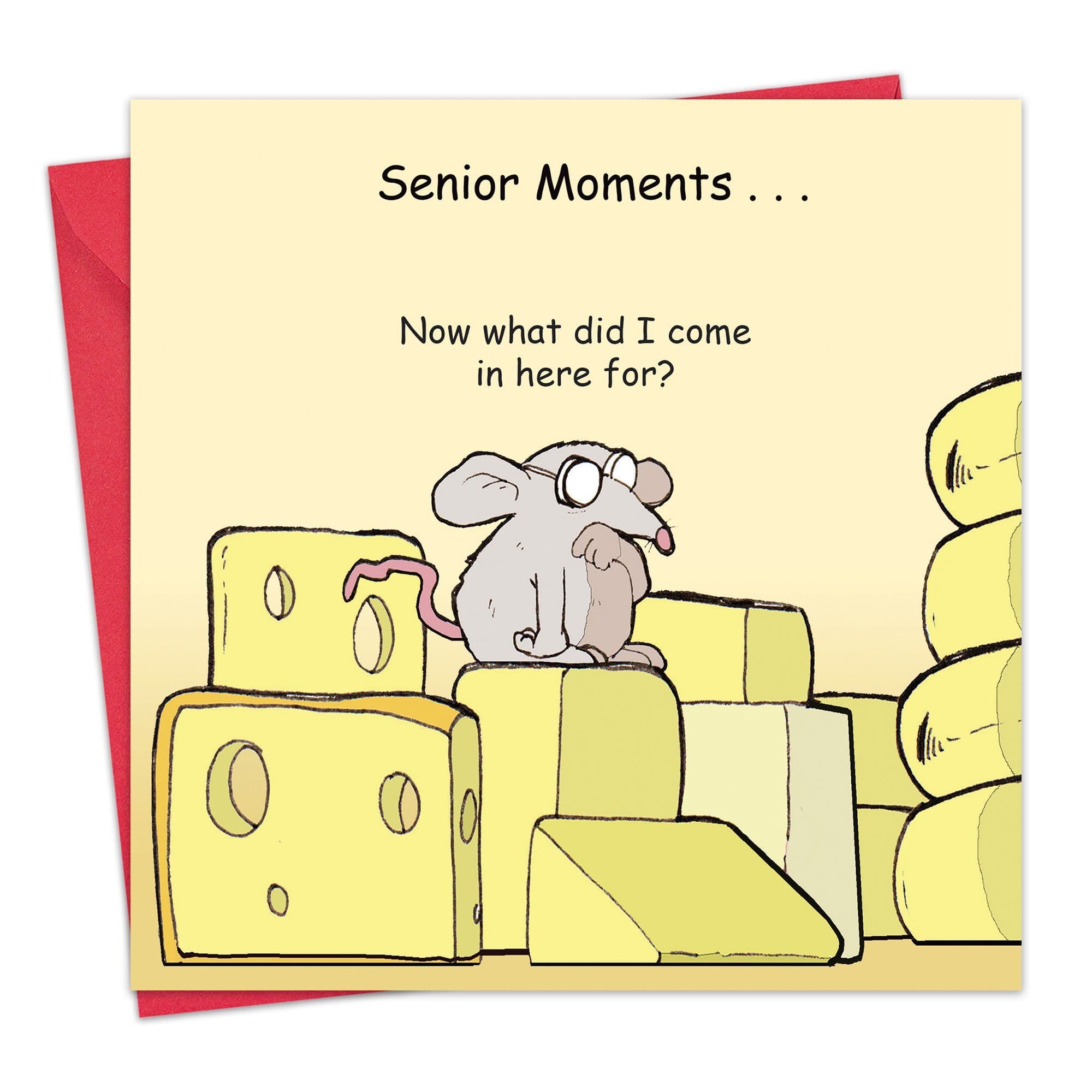 Senior Moments - Funny Card