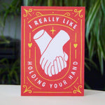 Laden Sie das Bild in den Galerie-Viewer, I Really Like Holding Your Hand Greeting Card

