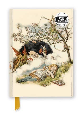Alice in Wonderland - Alice Asleep Foiled Blank Journal/Notebook