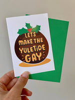 画像をギャラリービューアに読み込む, Christmas Card Let&#39;s Make The Yuletide Gay
