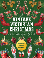 Laden Sie das Bild in den Galerie-Viewer, Vintage Victorian Christmas Sticker &amp; Activity Book
