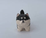 Laden Sie das Bild in den Galerie-Viewer, Gohobi hand crafted wooden husky dog ornaments
