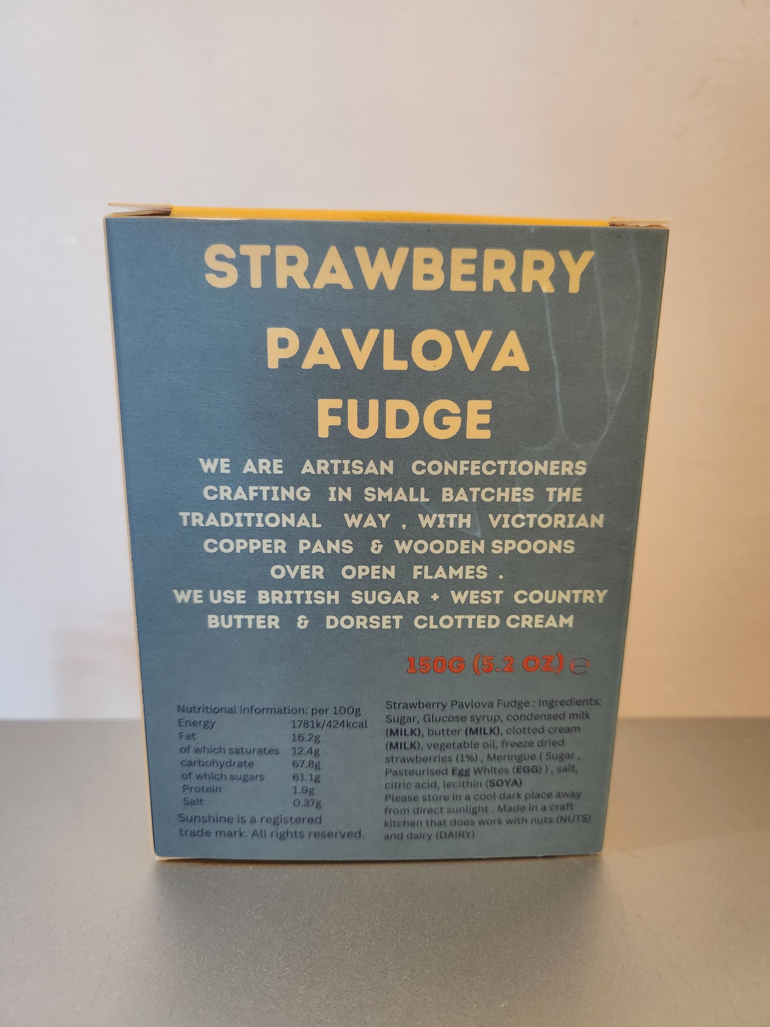 Strawberry Pavlova Flavor - Fire Roasted Artisan Fudge
