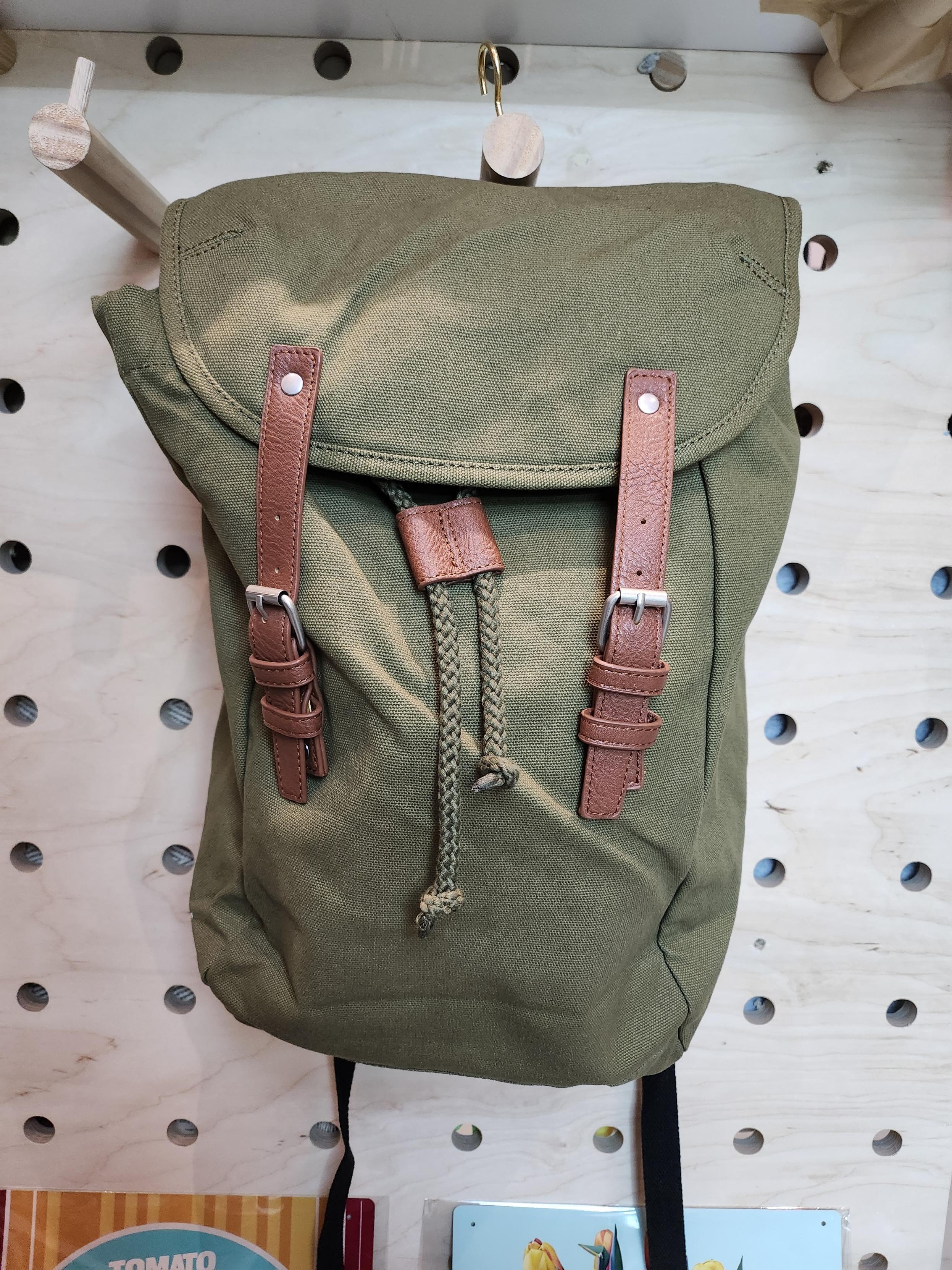 Vintage Backpack - Military Green