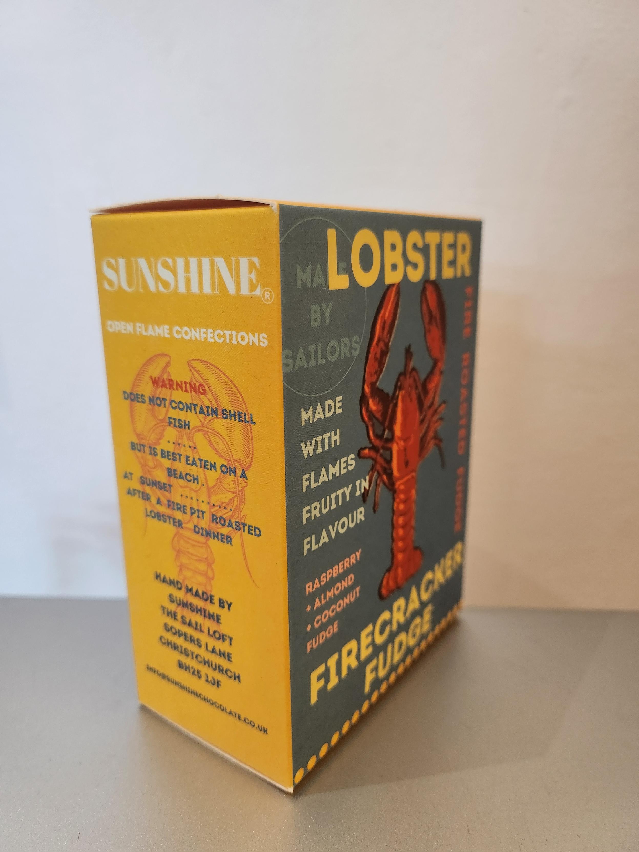 Lobster Firecracker Fudge - Fire Roasted Fruity and Nutty Artisan Fudge