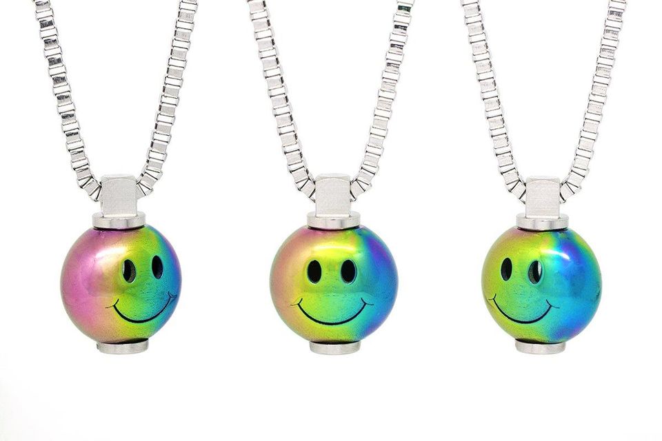 Rainbow Smiley necklace