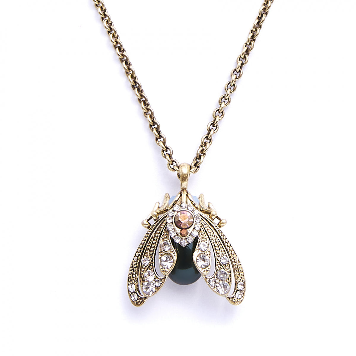 Moth pendant with chain from Bill Skinner