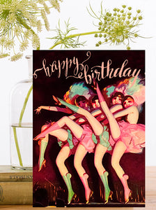 Moulin Rouge Birthday card
