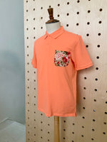 Load image into Gallery viewer, Eden Patch Pocket Orange Polo
