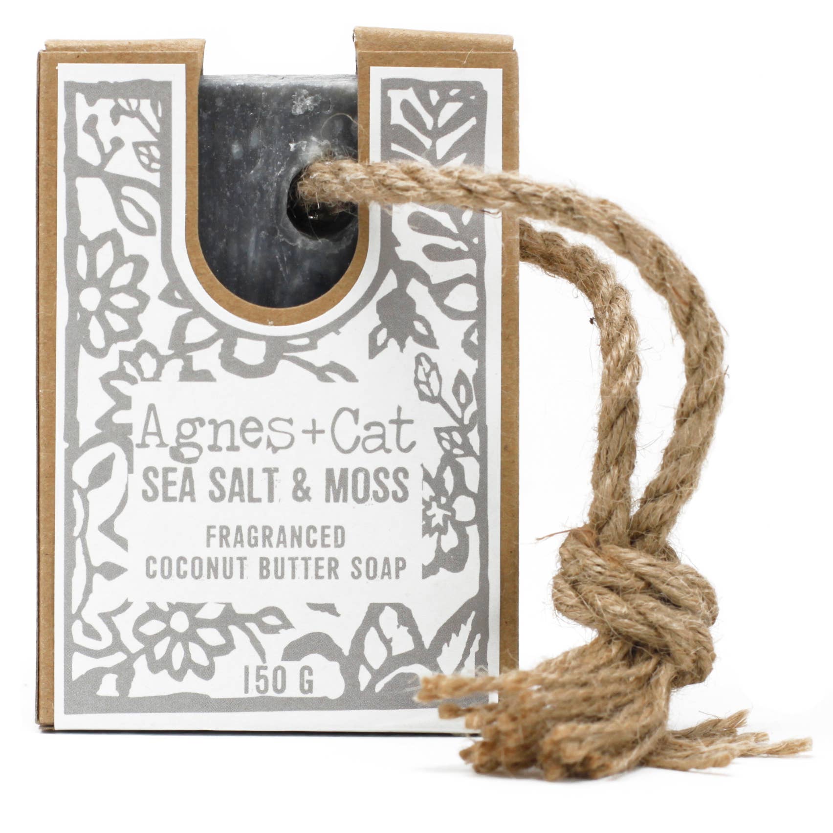 150g Soap On A Rope - Sea Salt And Moss
