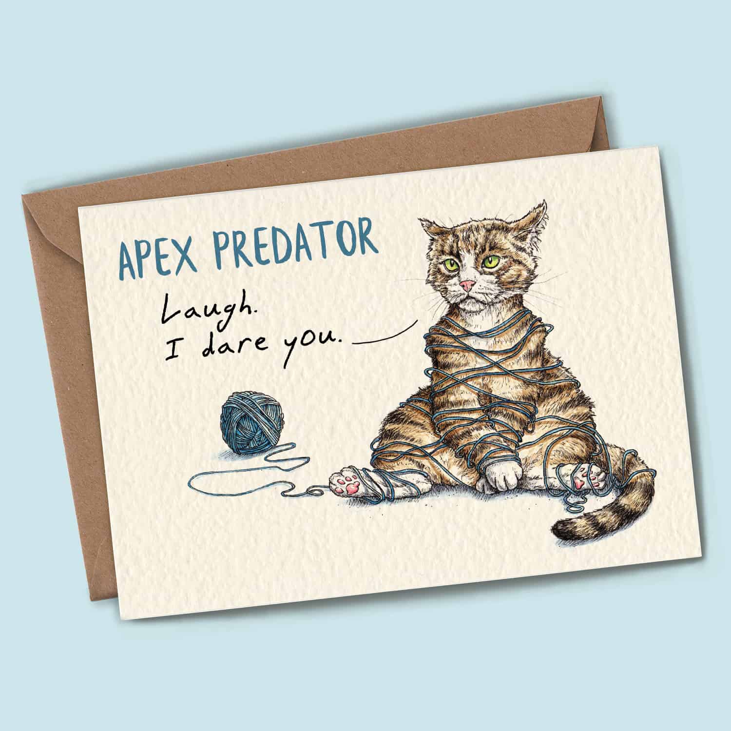 Apex Predator (Tangled) Card - Everyday Card: 5" x 7"