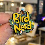 画像をギャラリービューアに読み込む, Bird Nerd Enamel Pin Badge
