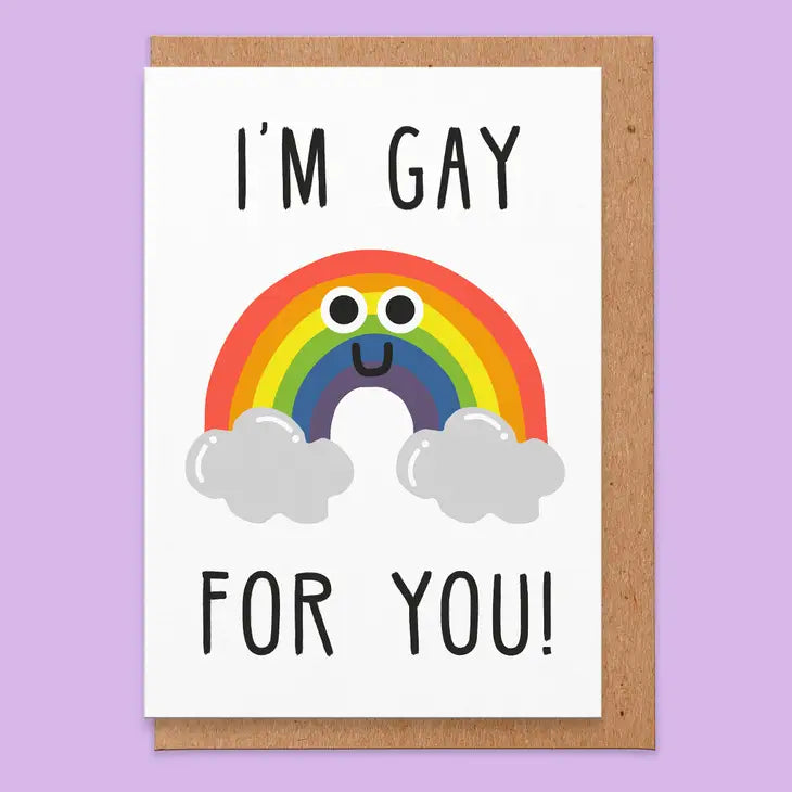 I'm Gay for you card by Studio Boketto