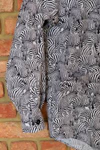 Zebra Oversize Cotton Shirt