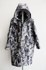 Load image into Gallery viewer, Snow Dust Camouflage Hoody wool Coat
