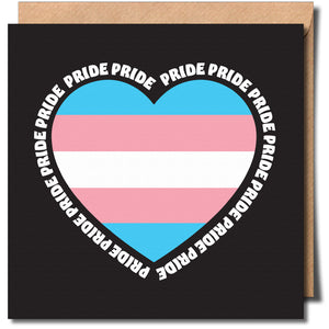 Trans Pride Heart by Sent with Pride