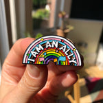 Load image into Gallery viewer, I Am An Ally Enamel Pin Badge

