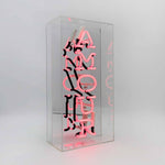 Load image into Gallery viewer, Amour Glass Neon Sign
