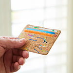 画像をギャラリービューアに読み込む, Natural Cork Credit Card Holder: Multi-Colored
