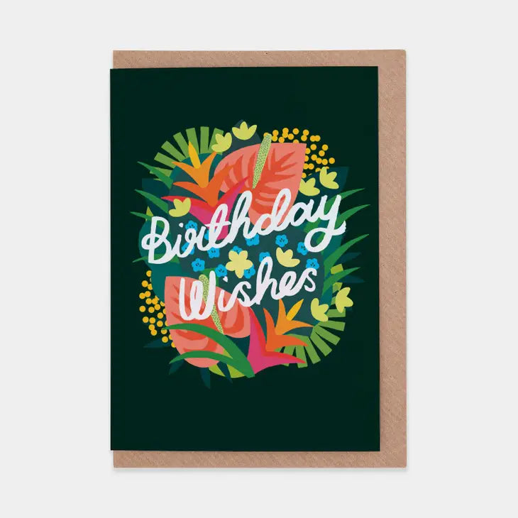Birthday Wishes greeting card by Sarah Abbot