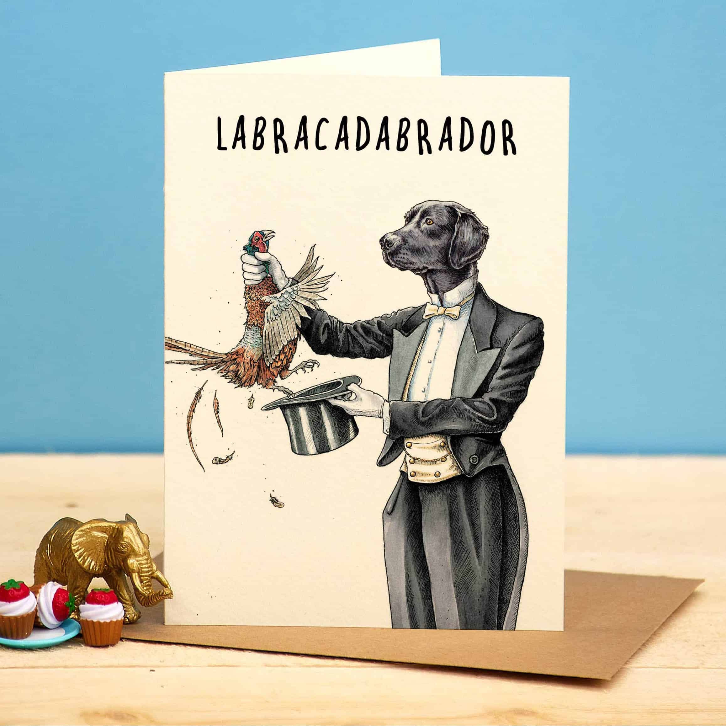 Labracadabrador Card - Everyday Card: 5" x 7"