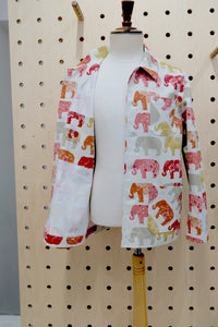 Elephant Parade Canvas Cotton Jacket